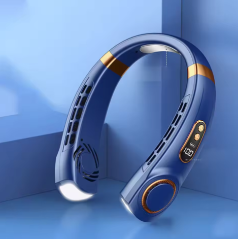 Windhaven™ AeroWrap Neck Fan — 360° Hands-Free Cooling Anywhere