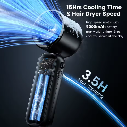 Windhaven FoldCore™ Turbo Fan — Pocket Power, 6-Speed Cooling